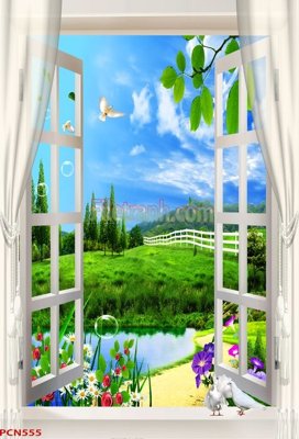 Hình ảnh file gốc File tranh phong cảnh thiên nhiên PCN555 (chất lượng cao)