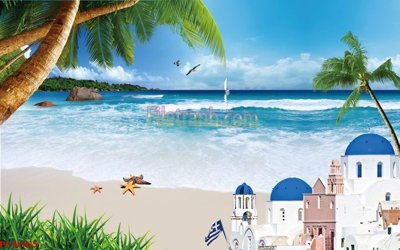 File tranh File tranh phong cảnh thiên nhiên PCN565 (ảnh gốc) in trần nhà