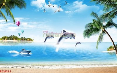 File in trần File tranh phong cảnh thiên nhiên PCN575 (bản gốc) 5D