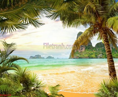 Tải file File tranh phong cảnh thiên nhiên PCN579 (PSD) cho in tranh kính