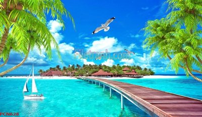 Download file tranh File tranh phong cảnh thiên nhiên PCN628 (file gốc PSD)