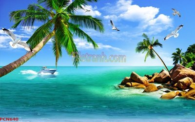 File gốc File tranh phong cảnh thiên nhiên PCN640 (chuẩn màu) cho in offset