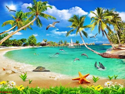 File gốc File tranh phong cảnh thiên nhiên PCN651 (trang trí) phòng làm việc