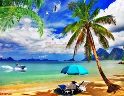 File tranh File tranh phong cảnh thiên nhiên PCN746 (gốc) in trên kính