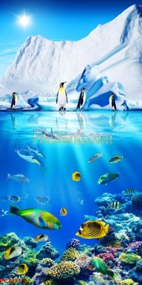 File tranh File tranh phong cảnh thiên nhiên PCN755 (bản gốc) in lụa 3D