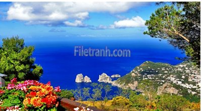 File tranh File tranh phong cảnh thiên nhiên PCN819 (bản gốc) treo tường