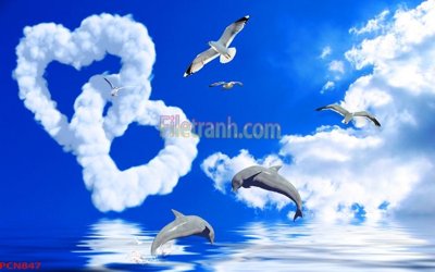 File gốc File tranh phong cảnh thiên nhiên PCN847 (in mica) làm quà tặng