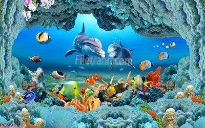 File gốc File tranh phong cảnh thiên nhiên PCN913 (in mica) trang trí