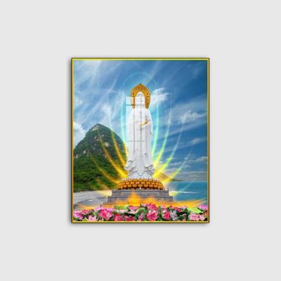 File in trần File tranh phật giáo PG09338 (bản gốc) bầu trời