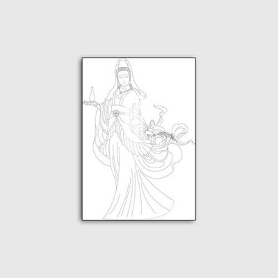 File in ấn File tranh phật giáo PG09371 (bản gốc) cao cấp