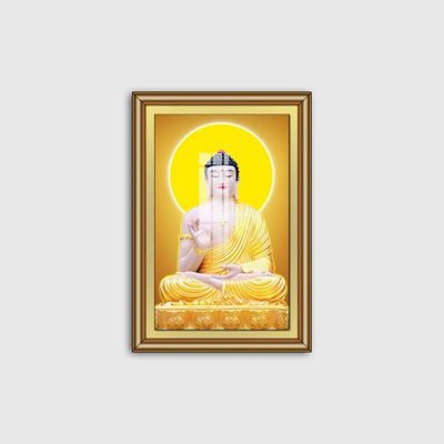 File gốc File tranh phật giáo PG09711 (in lụa) họa tiết 3D