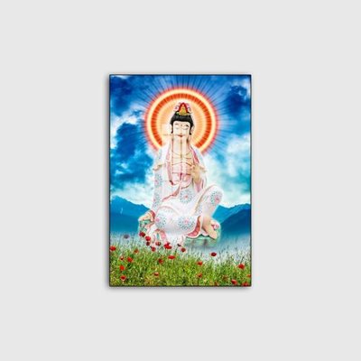 File in mica File tranh phật giáo PG09939 (bản gốc) làm vách ngăn