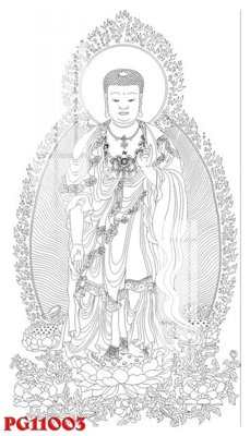 File gốc File tranh phật giáo PG11003 cho in ấn và thiết kế