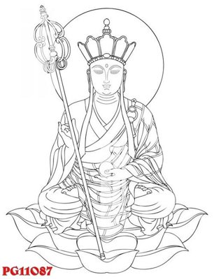 File in mica File tranh phật giáo PG11087 (bản gốc) làm vách ngăn