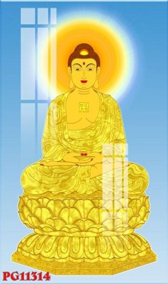 File PSD File tranh phật giáo PG11314 (gốc) nhiều lớp (multi-layer)