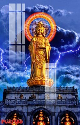 File gốc File tranh phật giáo PG11386 (in mica) làm bảng hiệu