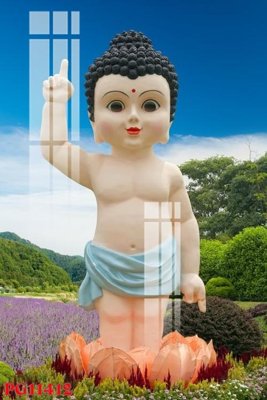 File PSD File tranh phật giáo PG11412 (gốc) nhiều lớp (multi-layer)