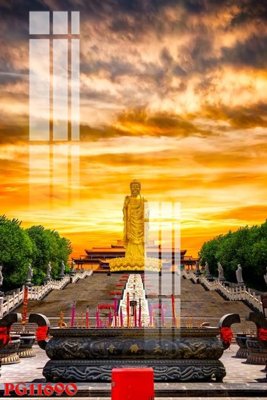 Ảnh gốc File tranh phật giáo PG11690 (nét căng) in mica