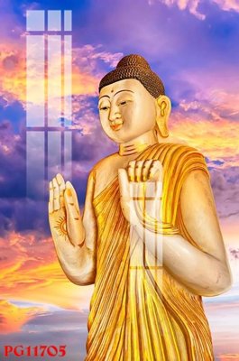 File gốc File tranh phật giáo PG11705 (trang trí) phòng trẻ em