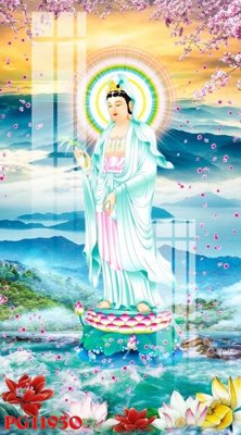 File tranh File tranh phật giáo PG11930 (bản gốc) in lụa 5D