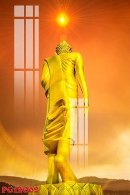 File gốc File tranh phật giáo PG12062 (in mica) làm bảng hiệu