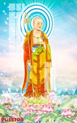 File gốc File tranh phật giáo PG12102 (in lụa) trang trí tường