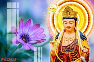 File tranh PSD File tranh phật giáo PG12115 chất lượng cao