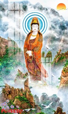 Tải file File tranh phật giáo PG12220 (ảnh gốc) in tranh kính