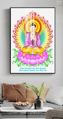 File gốc File tranh phật PG1226 (in lụa) tranh phong thủy