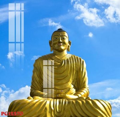 File tranh in trần 3D File tranh phật giáo PG12270 (ảnh gốc)