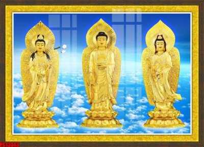 File tranh File tranh phật giáo PG13043 (bản gốc) in lụa dán tường