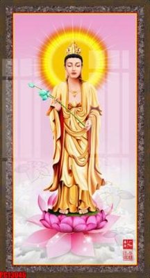 File in trần File tranh phật giáo PG13046 (file gốc) phong thủy
