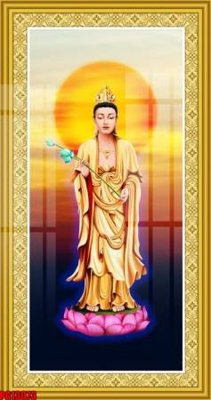 File tranh gốc PSD File tranh phật giáo PG13073 còn nguyên layer