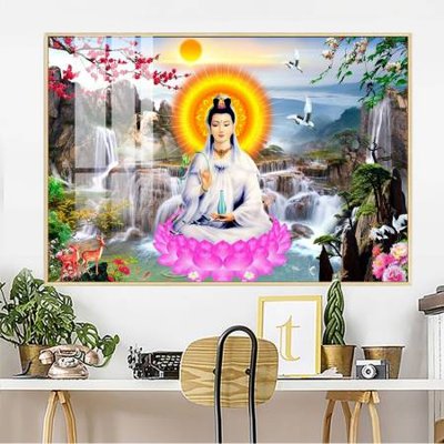 File PSD File tranh phật giáo PG13566 (bản gốc) cho nhà in