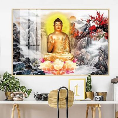 File gốc File tranh phật giáo PG13567 (in tráng gương) ốp tường