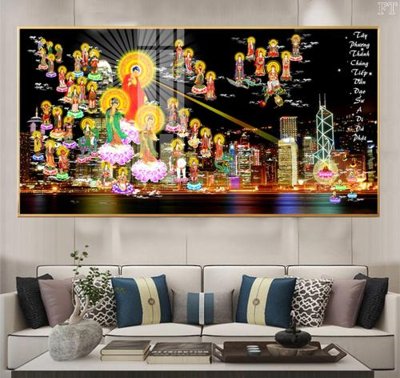 Download file gốc File tranh phật PG1404 (in mica) 3D