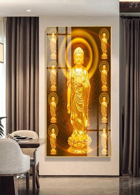 Ảnh gốc File tranh phật PG1419 (nét căng) in mica