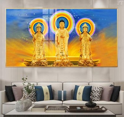 File gốc File tranh phật PG1918 (in tráng gương) sang trọng