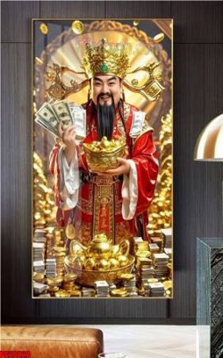 File gốc in mica File tranh phật giáo 5D PG20020 chất lượng