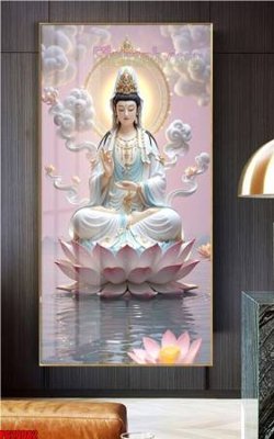 File in ấn File tranh phật giáo 5D PG20082 (bản gốc) cao cấp