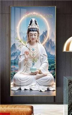 Tải file File tranh phật giáo 5D PG20093 (gốc) chủ đề phong thủy