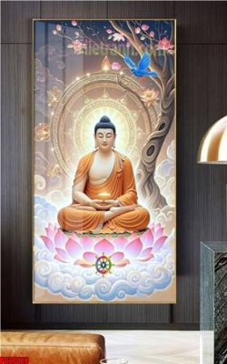 Ảnh gốc File tranh phật giáo 5D PG20118 (độ nét cao) in tráng gương