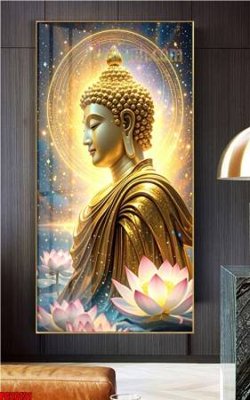 File in trần File tranh phật giáo 5D PG20131 (file gốc) hoa văn 3D