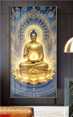 Ảnh mô tả file gốc in mica File tranh phật giáo 5D PG20204