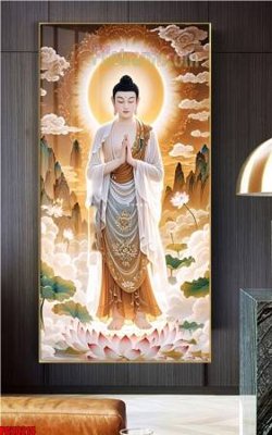 Tải file File tranh phật giáo 5D PG20214 (PSD) cho in tranh kính