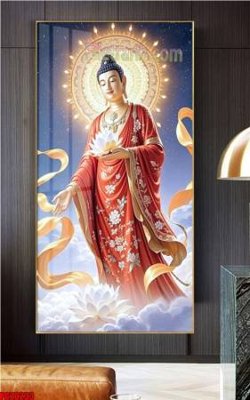 File tranh PSD File tranh phật giáo 5D PG20233 chất lượng cao