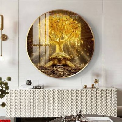 Ảnh gốc File tranh tròn phật giáo 5D PG20250 (độ nét cao) in tráng gương