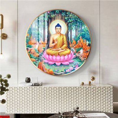 File gốc in ấn File tranh tròn phật giáo 5D PG20372 chuẩn màu CMYK