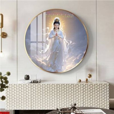 Chi tiết file gốc File tranh tròn phật giáo 5D PG20422 (cho in tráng gương)