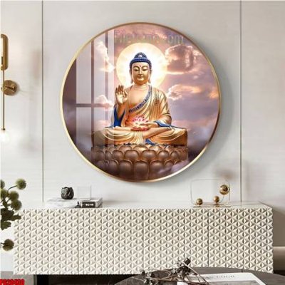 Tải file File tranh tròn phật giáo 5D PG20430 (PSD) cho in tranh 3D